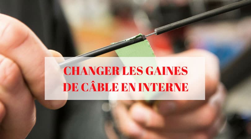 Changer les gaines de câble VTT en interne