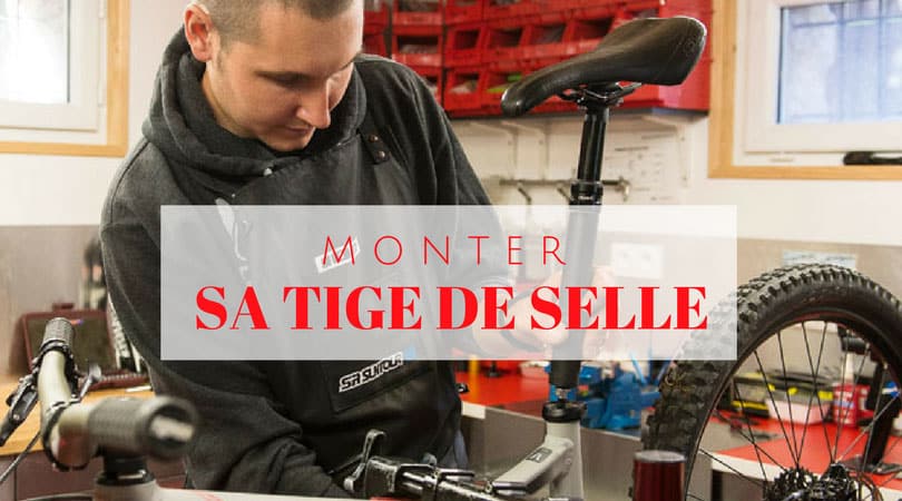 Guide pour monter une tige de selle télescopique sur un VTT