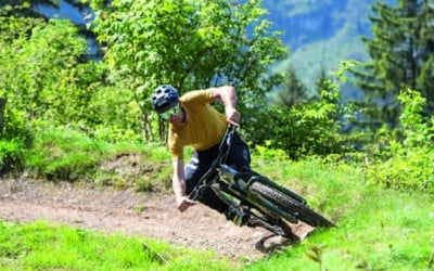 Technique de progression en VTT : Le slalom